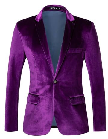 Veste Pour Hommes Costume Salopette Homme Croisé Costumes Et Vestes De Paillette Blazer Mariage Tweed Habillé Lin Blazers Chic Elegant Ete Legere Grande Taille Smoking Gilet Decontracte,Violet,4XL