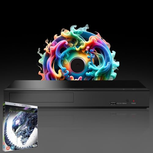 MULTIREGION Blu-ray Player Compatible with Panasonic DP-UB150 MultiRegion Blu-ray Region A, B & C - DVD Regions 1-8 - Bundle Including Al. 4K UHD Disc