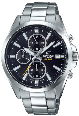 Edifice HerrenArmbanduhr Analog Quarz Edelstahl EFV-560D-1AVUEF