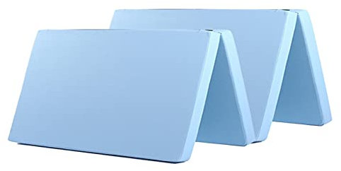 Turnmatte Weichbodenmatte Vierfache Falten PU. Gymnastik-Matte, 5 cm / 2Dicke Übungsmatte, geeignet für Kindergarten-Bounce-Training, Tanz, Kampfkunst 150x200x5cm