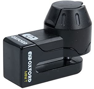 Oxford Mini T Disc Lock. LK292 Motorcycle/Scooter/Motorbike/Bicycle Disc Lock. Black