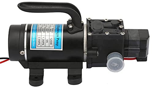 Bomba de Agua, Bomba de Agua de Diafragma, 10L / M 12V / 24V 120W para Riego de Jardín Lavadora de Alta Presión(24 V 3210YD-24-120FS)