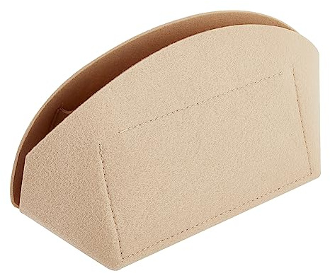 WADORN Filz-Handtaschen-Organizer-Einsatz Für LV Alma BB, Shell Shaper Tragetaschen Organizer Filzeinlage Ordentlicher Organizer Tasche In Tasche Mehrere Fächer Innentasche, 19x13.3x11cm, Khaki