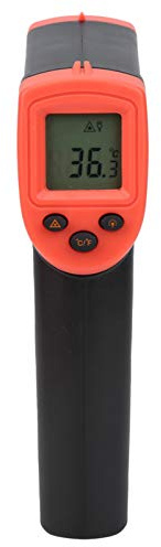 Termometro, Termometro a Infrarossi Senza Contatto, Termometro Portatile Senza Contatto Termometro Digitale a Infrarossi Temperatura Per Cucina Domestica Cottura Industriale Carne Piscina (red)