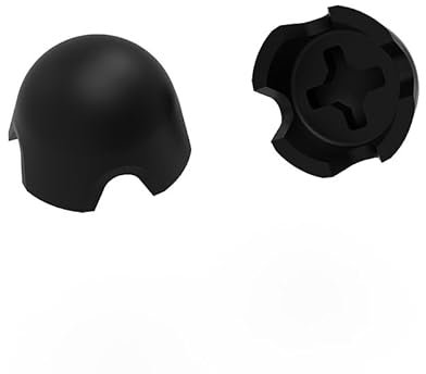 Daumengriffkappen Kompatibel für PlayStation Portal, Spielkonsole Controller Joystick Kappe Abdeckung Silikon Thumbstick Stick Rockers Cap Schutz Game Machine Extender Tastenkappen (Schwarz)