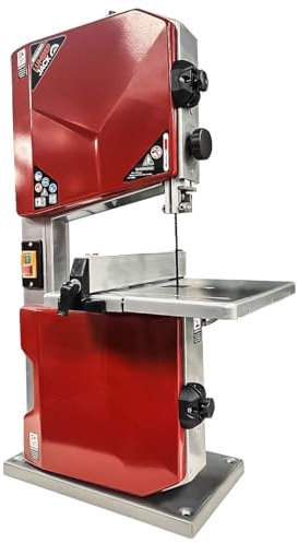 LUMBER JACK 10 Bench Top Bandsaw for Hobby DIY Use, 500W Motor Long Rip Fence, 245mm x 115mm Cutting Capacity, 45 Degree Table Tilt