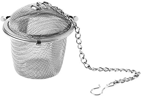 MAGICLULU Gewürzkugel Edelstahl Teekugelfilter Mit Perforationen Und Feinen Schlitzen Für Tee Kaffee Und Gewürze Als Infuser Oder Gewürzsieb