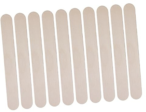 Angoily 1pezzi Bastoncini in Legno Per Epilazione Spatole Per Applicazione Cera Strumenti Sicuri Per Estetica e Uso Domestico Per Rimozione Capelli Facile e Precisa