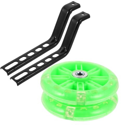 PAMINGONO Stützräder Für Kinderfahrräder Robuste Hilfsräder Mit Verstärktem Design Für Stabilität Und Einfache Montage Austauschbare Fahrradstützräder Aus Langlebigem Material