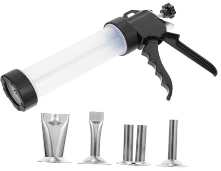 SECFOU Manual Sausage Stuffer Funnel Tube Meat Filling Kitchen Gadget for Homemade Sausage Production and Meat Processing
