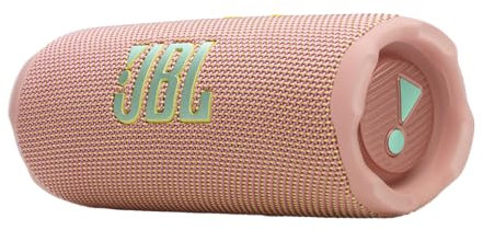 JBL Flip 7, Altavoz Bluetooth portátil inalámbrico Potente, 16h de batería, Resistente al Agua IP68, a Prueba de Polvo y caídas, Sonido Pro, AI Sound Boost, Compatible con Auracast, Rosa