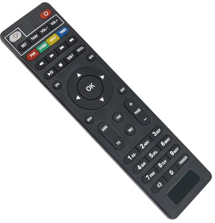VINABTY Telecomando sostituito per ﻿Dcolor Full HD Scart TV Stick Riceve DVB-T2 Telecomando