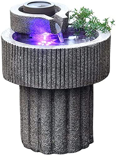Msuiiixcccc Tabletop Fountain Tranquil Basin Indoor Tabletop Water Fountain - Feng Shui Zen Waterfall Fountain Decorative Home Office Countertop Waterfall Feature Indoor Tabletop Fountain