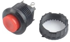 10 interruptores de botón pulsador momentáneo de 14 mm, con reinicio automático NC