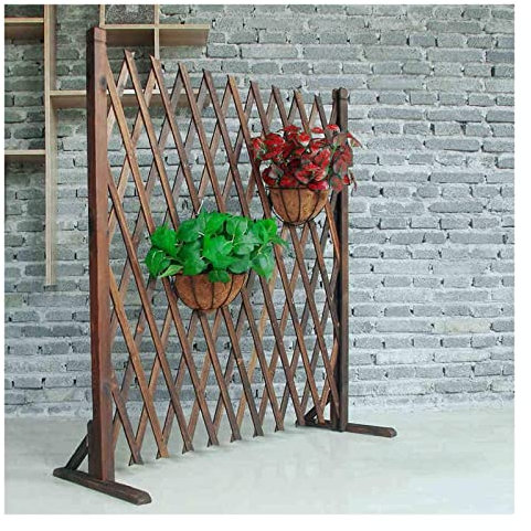 Clôture de Jardin Extensible, Treillis autoportant pour Plantes grimpantes d'extérieur, barrière pour Animaux, Bordure en Bois pour Jardin extérieur (Dimensions : H 150 x L 210 cm) ()