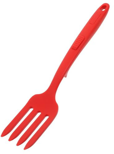 iplusmile Forchetta in Silicone Per Cucina Strumento Resistente Al Calore Per Mescolare e Servire Pasta Impugnatura Antiscivolo