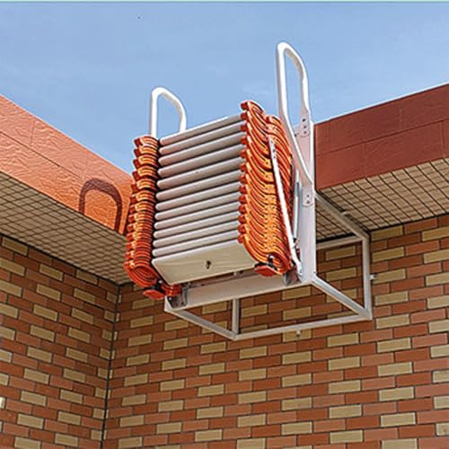 Telescopic Folding Attic Ladder Adjustable Wall Staircase for Home Decor Retractable Loft Steps Durable Manual Access Stairs for Easy Space Saving