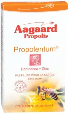 Aagaard - Propolentum + echinacéa + zinc - 30 pastilles - Gorge protégée