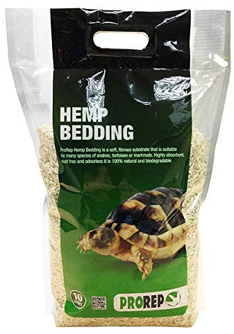 ProRep Hemp Bedding 10L | Reptile Substrate | 100% Natural | Odourless | 10L Bag