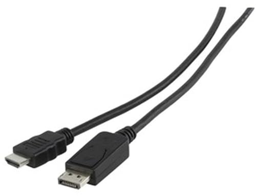 MCL Samar MC392-3M Câble display port mâle / HDMI mâle 3m Noir