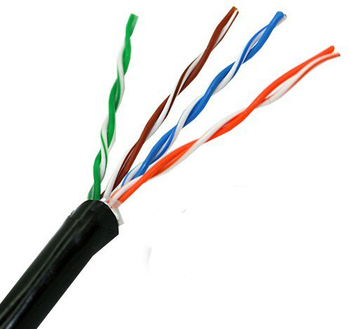 305m 1000ft cat5e UTP COPPER Outdoor Use External Grade Network Cable Reeled Box
