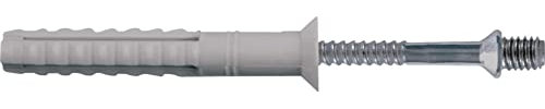 TOX 017102321 - Caja de 50 tacos clavo LSN ATTACK 6 x 35 mm + tornillo LSN-SK-A