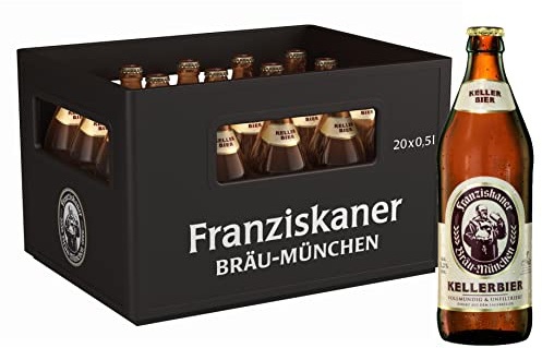 Franziskaner Kellerbier Biermischgetränk Mehrweg (20 x 0.5 l)