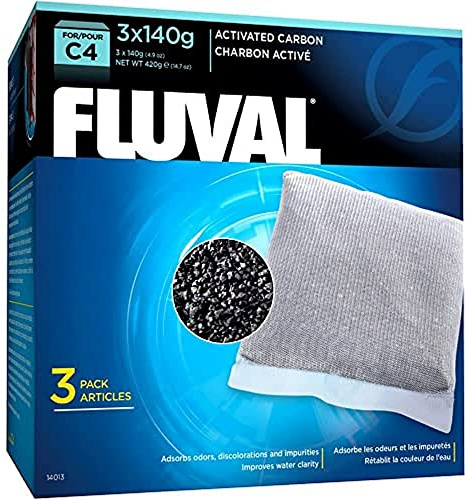 Fluval C4 Aktivkohlepatrone, 420g, 3er Pack