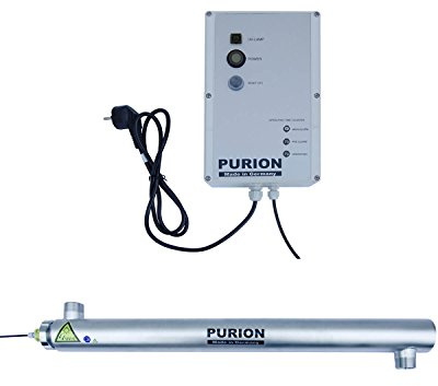Purion 2501 Sistema UV de alta calidad para la limpieza de piscinas de agua clara Luz ultravioleta Acero inoxidable con monitorización de por vida
