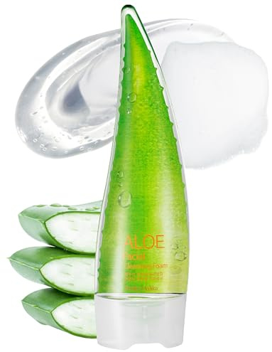 HOLIKA HOLIKA Aloe Facial Cleansing Foam, 5.07 fl.oz.