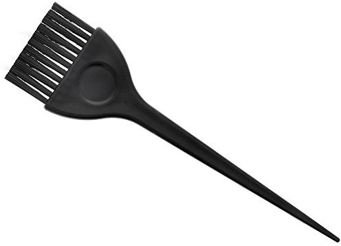 Kosmetex Haarfärbepinsel mit Griffmulde schwarz, 21 cm, breiter 5.5 cm Pinsel für die Haarfarbe, Pinsel Nr.5