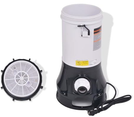 vidaXL Poolfilterpumpe für Intex Bestway Pools Filterpumpe Poolfilter Sandfilteranlage Sandfilter Filter Filterkessel 185W 4,4m³/h