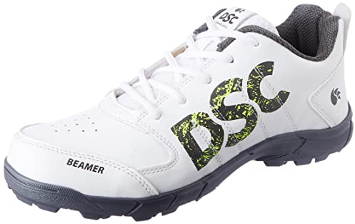 DSC Unisex's GRYWHT Beamer Cricket Shoe Grey/White-S6, 6 UK