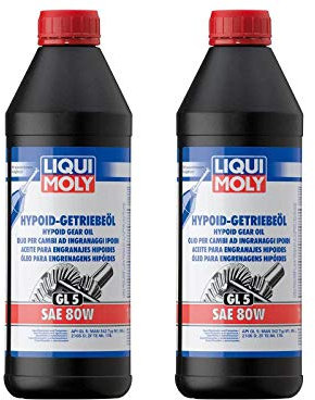 ILODA 2X Original Liqui Moly 1L Hypoid-Getriebeöl Gear Oil Öl (GL5) SAE 80W 1025
