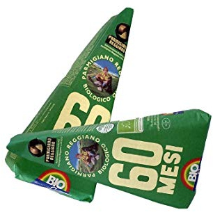 Montanari & Gruzza Parmigiano Reggiano Pdo from organic farming 60 months 2 Pieces each 1.10 Lbs hand-wrapped