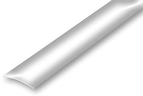 (11,29EUR/m) 40 x 1180 mm Edelstahl Übergangsprofil selbstklebend glänzend poliert Laminatprofil Türschweller Abdeckleiste