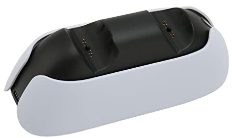 Station de Charge pour Manette PS5, Station d'accueil à Deux Chargeurs pour Manette de Jeu PS5 avec Indicateur LED, Support de Charge à Double Manette