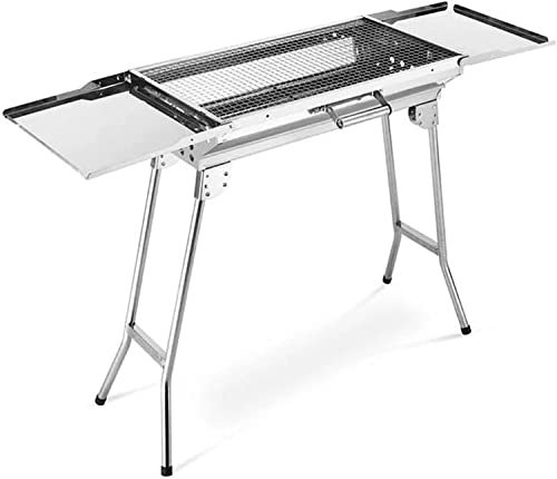 Parrilla de Gas para exteriores, parrilla grande de acero inoxidable para barbacoa de carbón, asa portátil de instalación gratuita, estufa plegable para barbacoa, herramientas para cocinar en el parqu