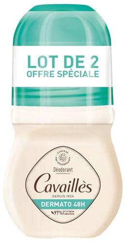 Rogé Cavaillès déodorant Dermato 48h roll-on lot de 2x50ml