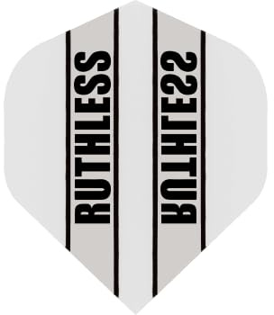 Ruthless Transparent White - Dart Flights