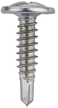 Profilverbinderschrauben 4,2x13 mm mit Bohrspitze 500 Stück inkl. Bit | Blechschrauben | Bohrschrauben | Selbstbohrende Schrauben