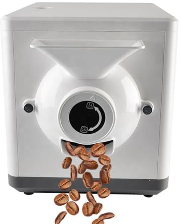 Coffee Bean Roaster for Home or Commercial Use, 1600 Watts, Adjustable 100-250°C Temperature, Maximum 1500g Beans