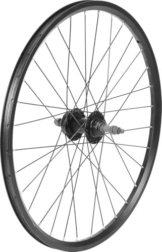 AkiiGer MTB-Rad 24 Zoll Hinterradsatz, Fahrradfelge, massiver Schaft, 36 Speichen, kompatible 6-9-Gang-Kassette, Aluminiumlegierung