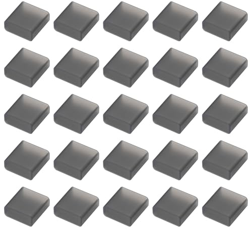 sourcing map 60pcs USB 2.0 Port Cap Cover Anti Dust Silicone Protector for USB Male USB Data Cable, Clear Black