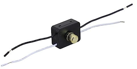 Mikikit Dimmable Switch Table Lamp Accessory Part for LED Lights with Wide Range of Dimming Plastic Table Lamp Dimmer Knob for Replacing Broken Dimmer
