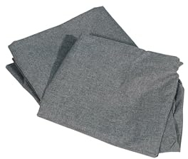 Pillows24 Palettenkissen Bezug Rückenkissen 120x40 Wasserabweisend, UV-fest | Abnehmbar & waschbar mit Reißverschluss, Outdoor geeignet, Ersatzbezug für Palettenauflage, Made in EU, Dunkelgrau