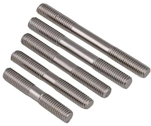 Perno, M3 M4 M5 M6 M8 Métrico 304 Pernos prisioneros de acero inoxidable Tornillo Varilla Diente doble cabeza GB901