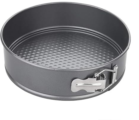 CNOYEEO 20 cm Springform Cake Tin Non Stick Cake Pan Removable Bottom Leak Proof Cheesecake Tin for Baking and Dessert Making