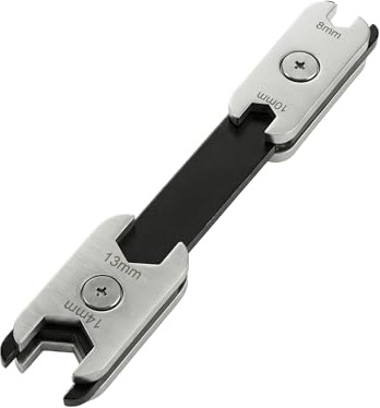XAQAMY Clé à Molette, Cle a Molette a Cliquet, Clés à Fourche Réglables à 360 Degrés, Clés à fourche double rotative réglables pour voiture et espaces restreints