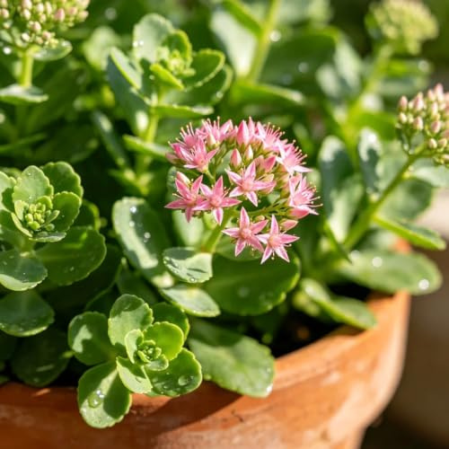 Sedum erythrostictum silvestres de sombra balcón originales 200semillas